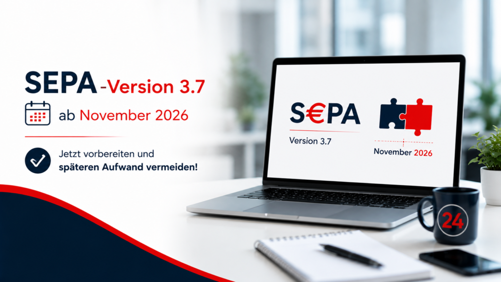 SEPA-Version 3.7 ab November 2026: Was Unternehmen jetzt wissen und vorbereiten m&uuml;ssen